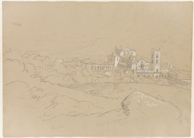 Monreale, Sicily, 1842 by Thomas Cole